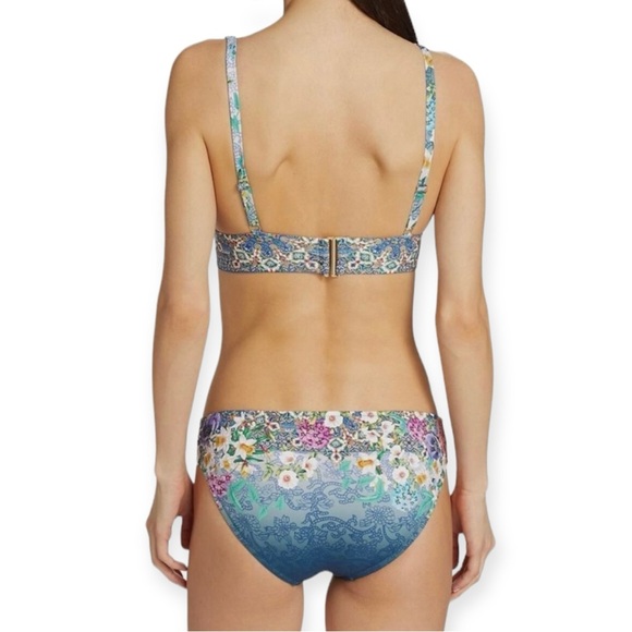 JOHNNY WAS Sunset Bikini Adjustable Shoulder Straps Top Hipster Bottoms Set NWT - Picture 8 of 14